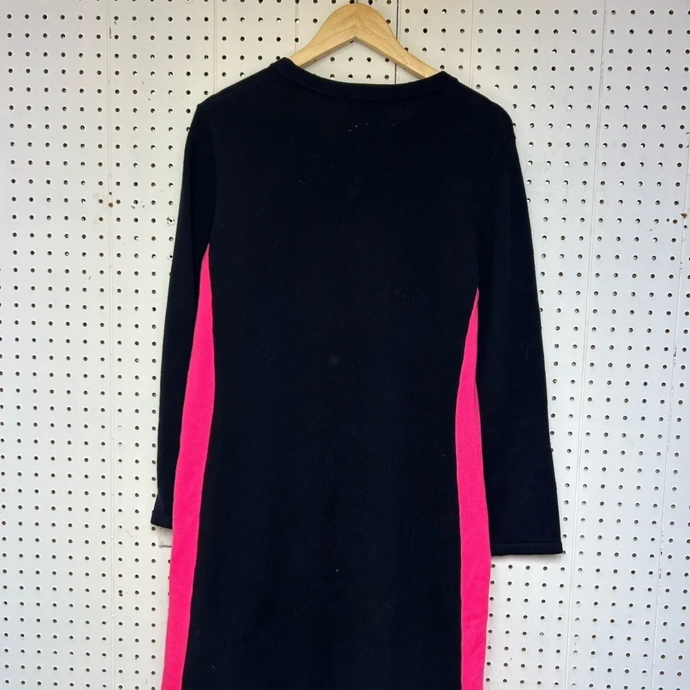 Sail to Sable Navy Lakeside Sundry Dress with Pink Panels